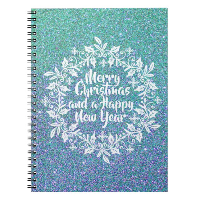 Caderno Espiral Feliz Natal | Notebook (Frente)