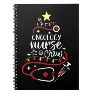 Caderno Espiral Feliz Natal Oncologista Enfermando Presente Oncolo