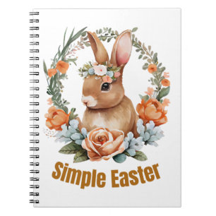 Caderno Espiral felz pascoa