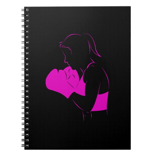 Caderno Espiral Female Boxer (Frente)