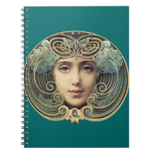 Caderno Espiral Feminine Nouveau Vintage Beauty