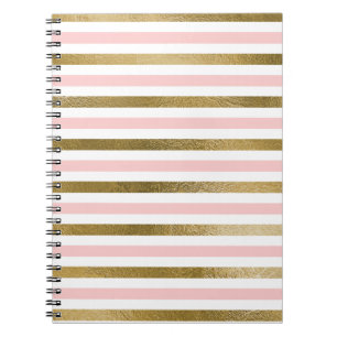 Caderno Espiral Feminino cora o teste padrão do rosa, a branca e a