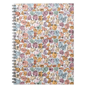 Caderno Espiral feminista divertida