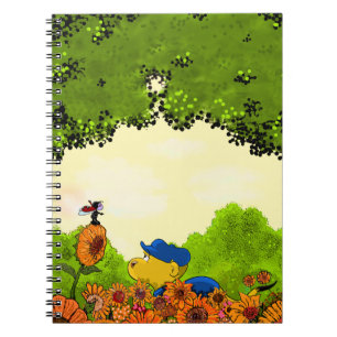 Caderno Espiral Ferald e Mizz Ladybug