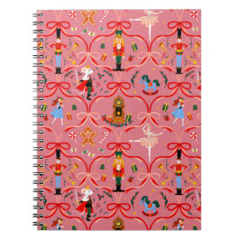 Caderno Espiral Feriado de Natal - Notebook Notebook Nutcracker