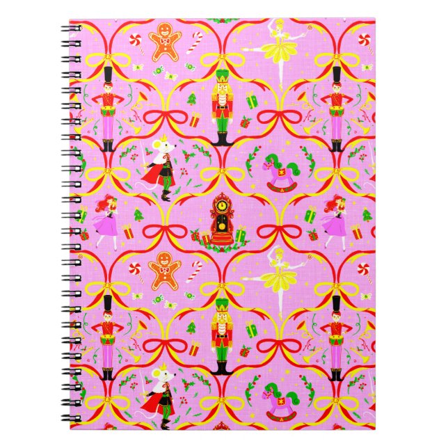 Caderno Espiral Feriado de Natal - Noz-cracker (Frente)