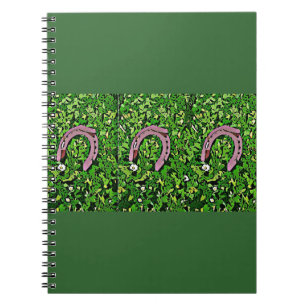 Caderno Espiral Ferradura afortunada irlandesa