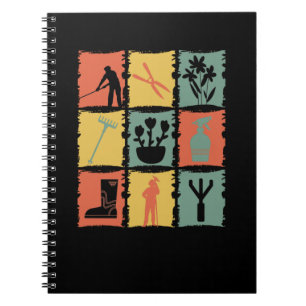 Caderno Espiral Ferramenta Jardim do Jardim