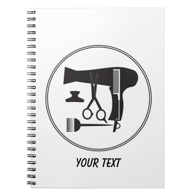 Caderno Espiral Ferramentas dos penteados (Frente)