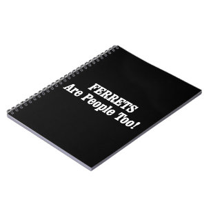 Caderno Espiral FERRETS Também São Pessoas!