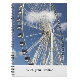 Caderno Espiral Ferris Wheel Siga Seus Sonhos