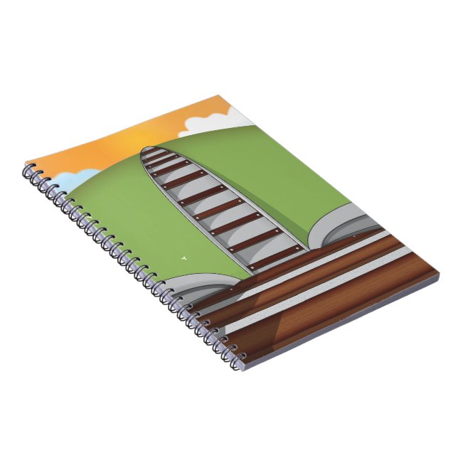 Caderno Espiral Ferrovia (Lado Direito)