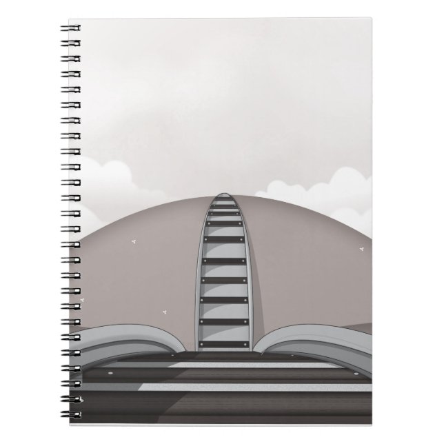Caderno Espiral Ferrovia (Frente)