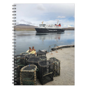 Caderno Espiral Ferry Seley para Islay na Escócia