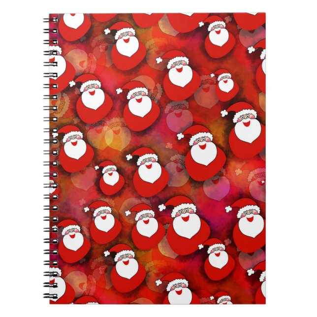 Caderno Espiral FESSanta Claus Pattern (Frente)