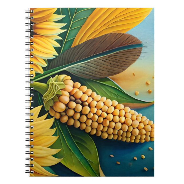 Caderno Espiral Fest de Autumn Watercolor (Frente)