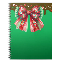 Caderno Espiral Festa de Natal Bling Festivo Feliz Xmas Ligh