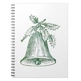 Caderno Espiral Festa de Natal com Holly