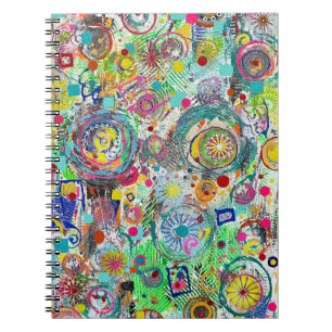 Caderno Espiral Festa em um Bloco de Notas