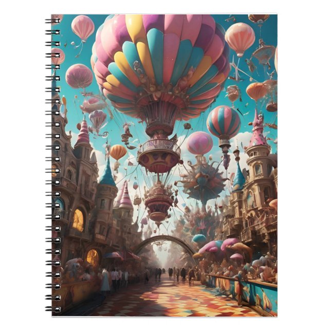 Caderno Espiral Festival do Balão de Carnaval (Frente)