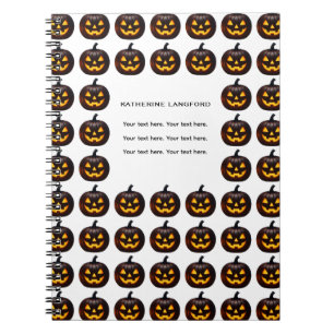 Caderno Espiral Festivo Pumpkin Halloween