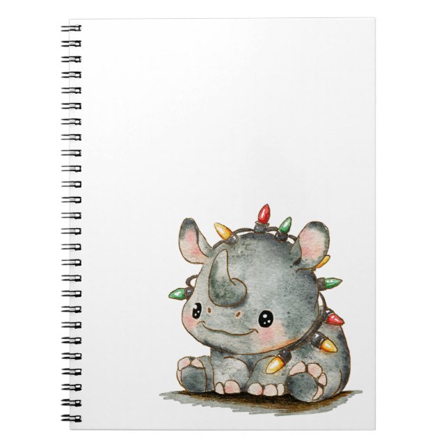 Caderno Espiral Festivo Rhino (Frente)