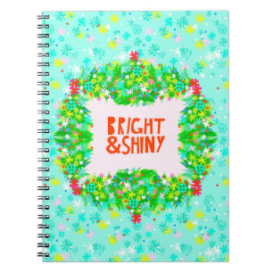 Caderno Espiral Fia brilhante e brilhante
