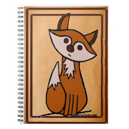 Caderno Espiral Fig the fox notebook