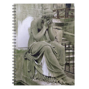 Caderno Espiral Figura do sofrimento, do túmulo de Pierre Gareau