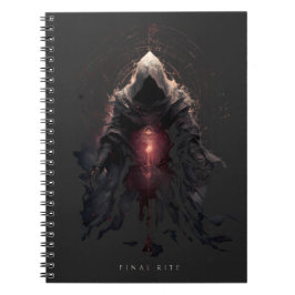 Caderno Espiral Figura Oculta Arte Sombria