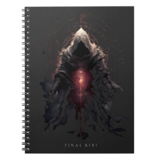 Caderno Espiral Figura Oculta Arte Sombria