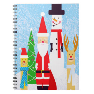 Caderno Espiral Figuras do Natal