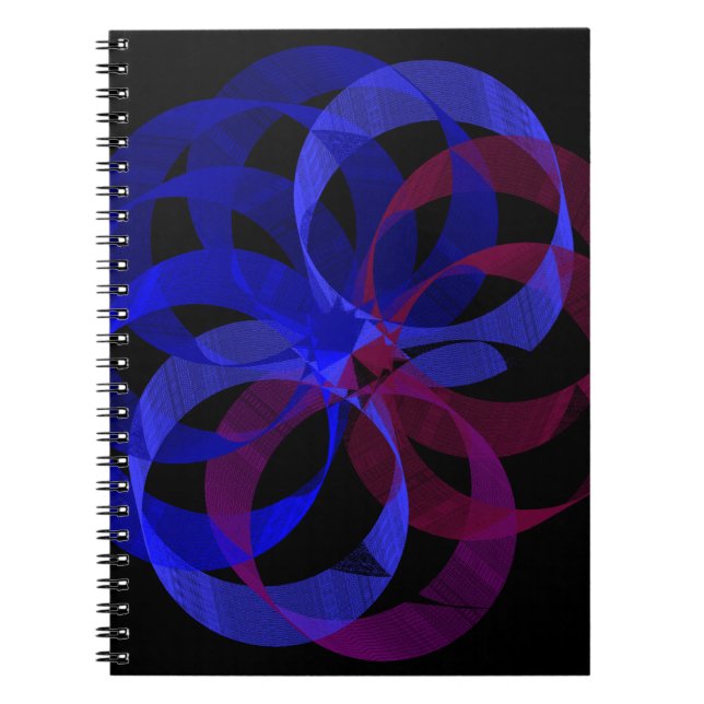 Caderno Espiral Figure 8 Geometric Spiral Notebook (Frente)