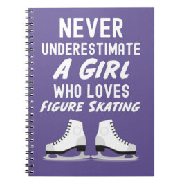 Caderno Espiral Figure Skating Ornaments Gifts Girl Skater For Her