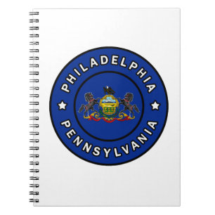 Caderno Espiral Filadelphia Pensilvânia