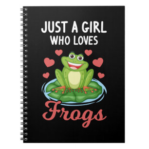 Caderno Espiral Filha Sapo bonita adora Sapos