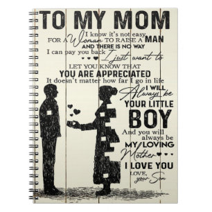 Caderno Espiral Filho Da Minha Mãe   Casa Decor   Presente Para M