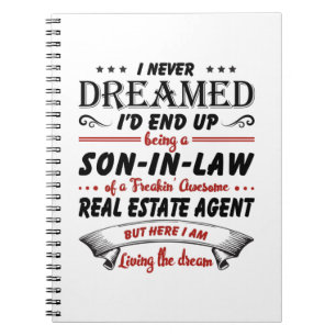 Caderno Espiral Filho Em Lei De Um Incrível Agente Imobiliário