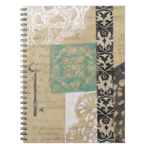 Caderno Espiral Filigre e Chave II