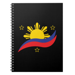 Caderno Espiral Filipinas Filipino Pinoy Bandeira