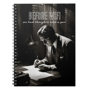 Caderno Espiral Filme-Noir Da Década De 1930 - Antes Do WiFi - Pen