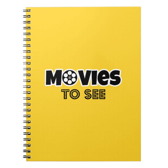 Caderno Espiral Filmes para ver (Frente)