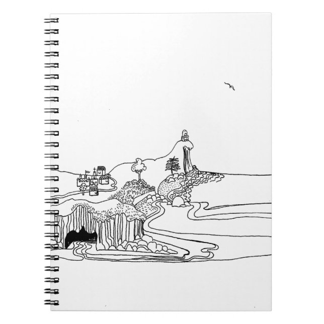 Caderno Espiral filósofo, poeta, escritor, artista, pensamentos (Frente)