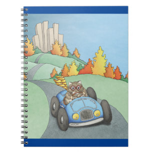 Caderno Espiral Fim de semana de escapada do hamster