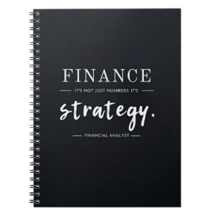 Caderno Espiral Finanças - Não são apenas números. É Estratégia.