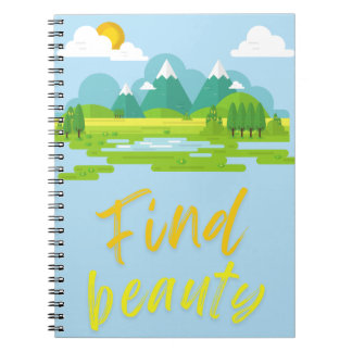 Caderno Espiral Find Beauty Notebook