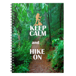 Caderno Espiral Fique calmo e caminhe