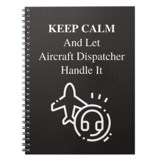 Caderno Espiral Fique Calmo E Deixe