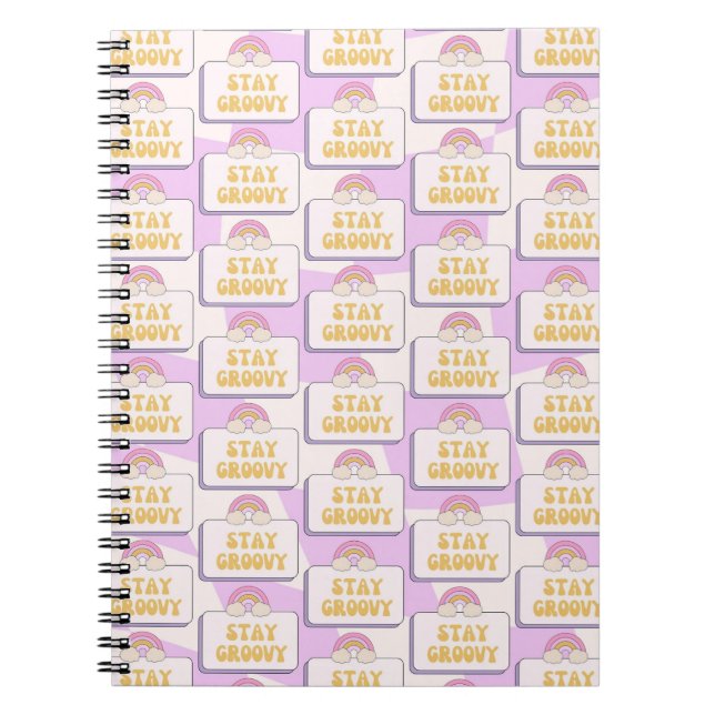 Caderno Espiral Fique Groovy (Frente)