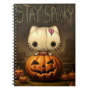 Caderno Espiral Fique Spooky